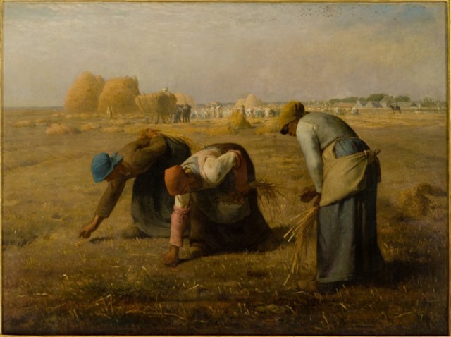 Jean-François Millet, Des glaneuses, 1857, huile sur toile