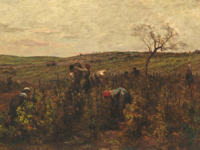 Charles-François Daubigny, Les Vendanges en Bourgogne, 1863, huile sur toile